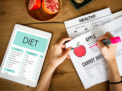 Nutrition healthy food icon